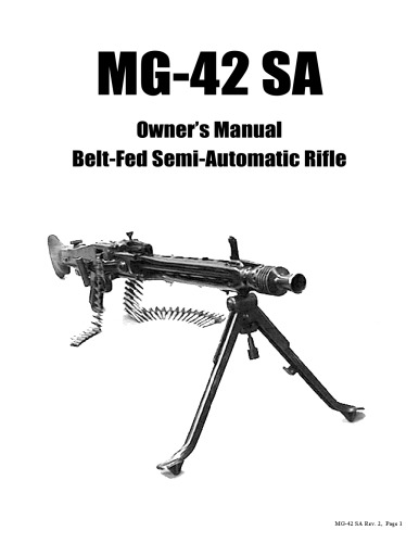 ﻿MG-42 SA. تفنگ نیمه اتوماتیک مجهز به کمربند