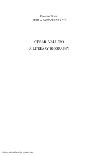 ﻿سزار والهو: زندگینامه ادبی