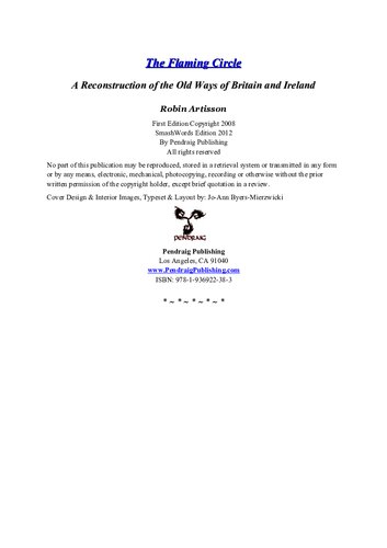 ﻿دایره شعله ور: بازسازی روش های قدیمی بریتانیا و ایرلند