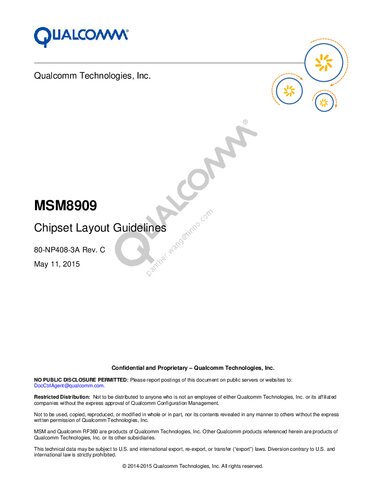 ﻿دستورالعمل های چیپ ست MSM8909