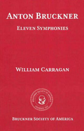﻿آنتون بروکنر، یازده سمفونی (کتاب قرمز بروکنر)