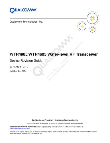 ﻿راهنمای ویرایش دستگاه فرستنده و گیرنده RF سطح ویفر WTR4905/WTR4605
