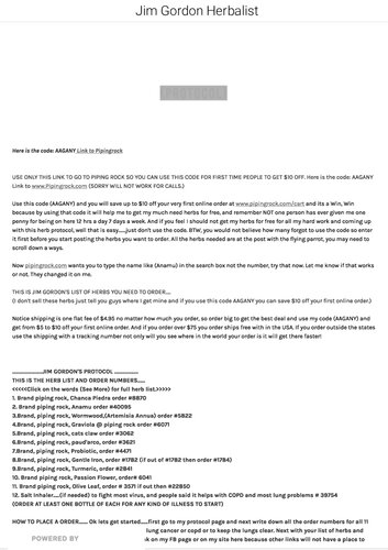 ﻿گیاه شناس جیم گوردون - پروتکل گیاهی جیم گوردون برای سرطان - جیم گوردون سرفر و گیاهان جنگل های بارانی