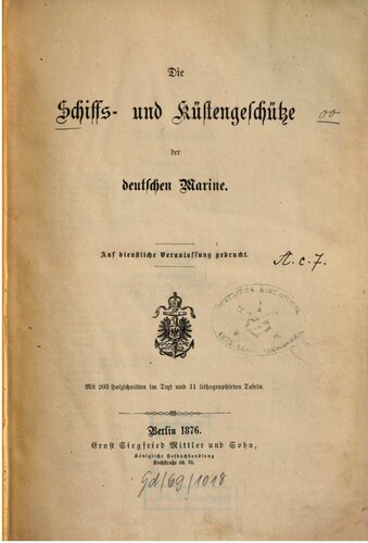 ﻿کشتی و تفنگ های ساحلی نیروی دریایی آلمان