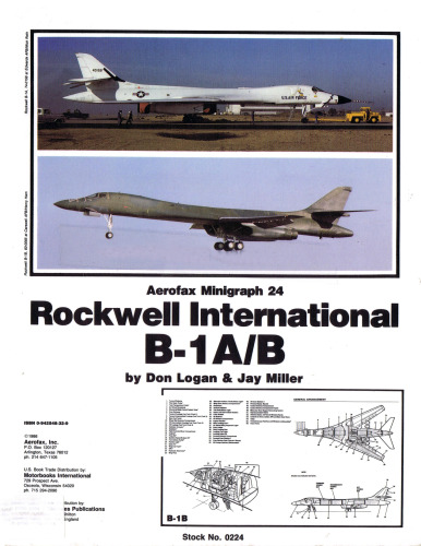 Rockwell International B-1A / B Aerofax Minigraph 24