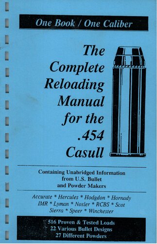 ﻿Loadbooks - 454 Casull