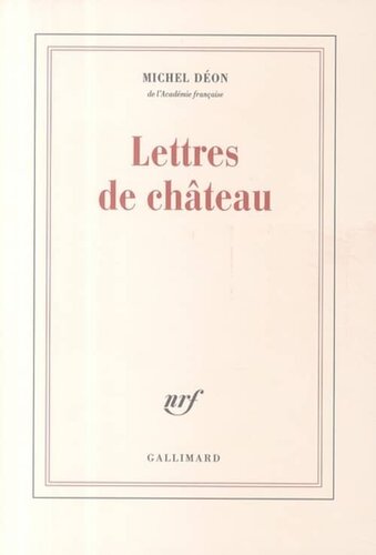 Lettres de château