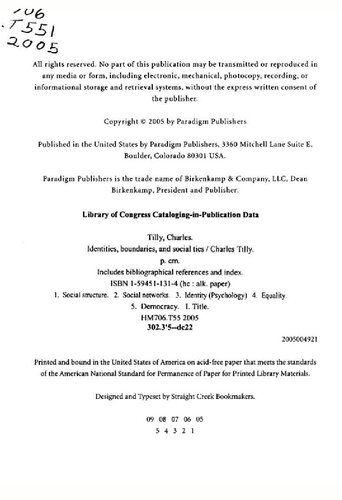 ﻿هویت ها، مرزها و پیوندهای اجتماعی