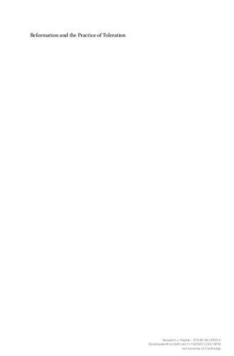 ﻿اصلاحات و عمل به مدارا تاریخ مذهبی هلند در اوایل دوران مدرن