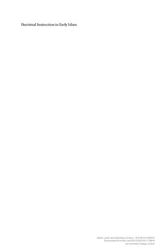 ﻿تعلیمات اعتقادی در اوایل اسلام: کتاب شرح السنة غلام خلیل (متوفی 275/888)