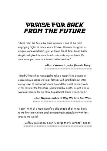 ﻿بازگشت از آینده: جشنی از بهترین داستان سفر در زمان که تا به حال گفته شده است (بازگشت به آینده حقایق سفر در زمان و نکات بی اهمیت)