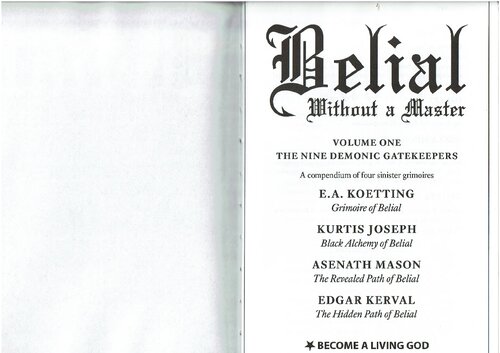 ﻿BELIAL: Without a Master (حماسه Nine Deonic Gatekeepers)