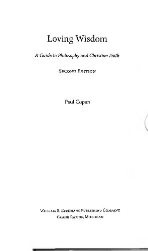 ﻿حکمت دوست داشتنی: راهنمای فلسفه و ایمان مسیحی