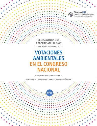 ﻿رای‌های زیست‌محیطی در کنگره ملی (شیلی) گزارش سالانه 2022