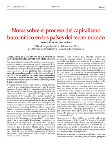 ﻿نکاتی درباره روند سرمایه داری بوروکراتیک در کشورهای جهان سوم