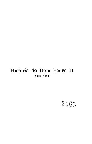 ﻿تاریخچه D. Pedro II جلد 2 (Fastigio)