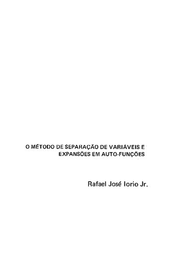 ﻿روش جداسازی و بسط متغیر در توابع ویژه