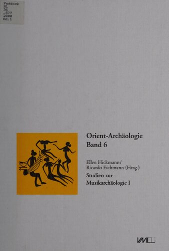 ﻿Saiteninstrumente im archäologischen Context: Vorträge des 8. Symposiums der Study Group on Music Archeology (ICTM)، لیماسول، 26.-30. آگوست 1996، und andere Beiträge = سازهای زهی در زمینه باستان شناسی: مقالاتی از هشتمین سمپوزیوم گروه مطالعاتی باستان شناسی موسیقی (ICTM)، لیماسول، 26-30 اوت 1996، و مشارکت های دیگر