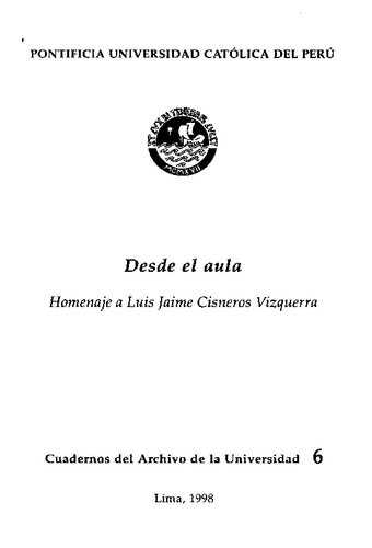 ﻿از کلاس درس ادای احترام به Luis Jaime Cisneros Vizquerra