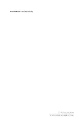 ﻿تولید سوبژکتیویته: مارکس و فلسفه