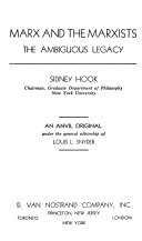﻿مارکس و مارکسیست ها: میراث مبهم
