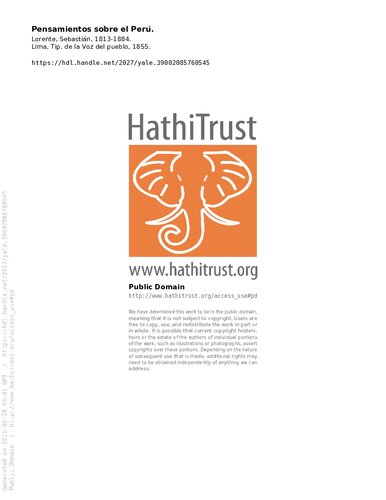 ﻿افکاری در مورد پرو