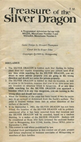 ﻿سفر فانتزی. گنجینه اژدهای نقره ای