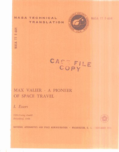 ﻿مکس والیر - پیشگام سفر فضایی