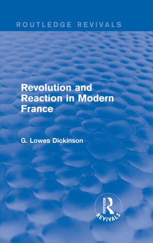 ﻿انقلاب و واکنش در فرانسه مدرن