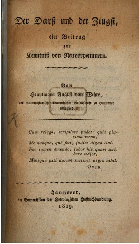 ﻿دارس و زینگست، کمکی به دانش پومرانیا غربی جدید