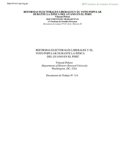 ﻿اصلاحات انتخاباتی لیبرال و رای مردم در دوره گوانو در پرو