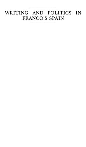 ﻿نوشتن و سیاست در اسپانیای فرانکو