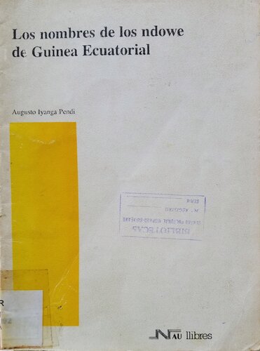 ﻿نام های Ndowe گینه استوایی