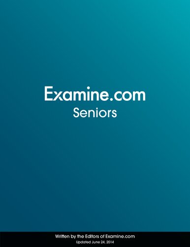 ﻿راهنمای تکمیلی Examine.com - سالمندان