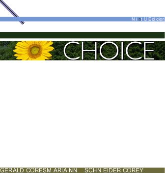 ﻿من هرگز نمی دانستم که یک انتخاب دارم