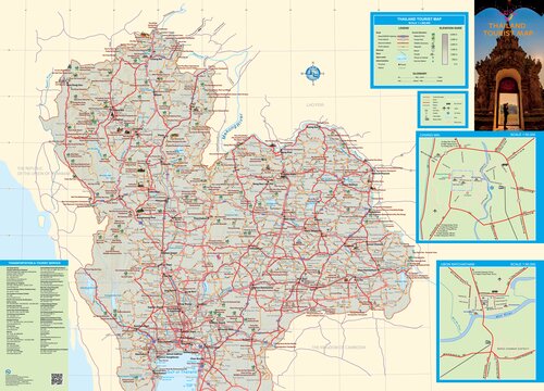 ﻿نقشه توریستی تایلند