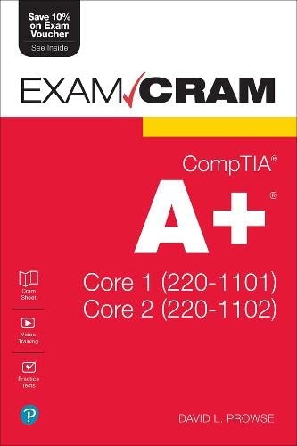 ﻿CompTIA A+ Core 1 (220-1101) و Core 2 (220-1102) Exam Cram