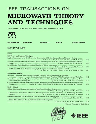 ﻿IEEE MTT-V065-I12A (2017-12)