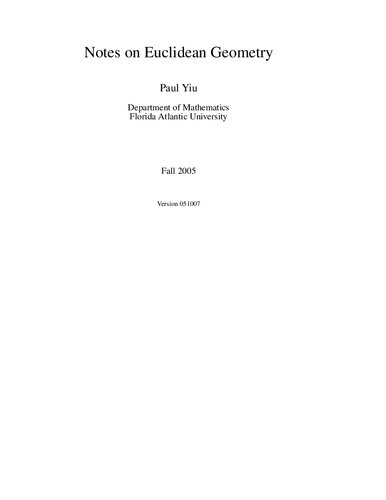 ﻿نکاتی در مورد هندسه اقلیدسی