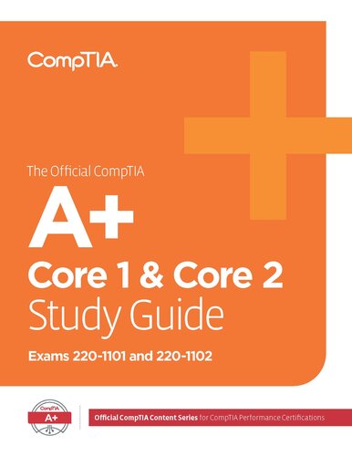 ﻿راهنمای مطالعه رسمی CompTIA A+ Core 1 و Core 2 (امتحانات 220-1101 و 220-1102)