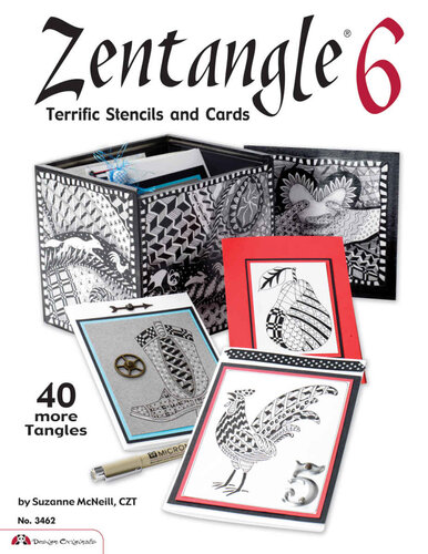 ﻿Zentangle 6: استنسیل ها و کارت های فوق العاده