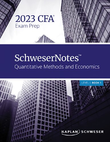 ﻿2023 سطح I CFA BOOK 1 روشهای کمی و اقتصاد