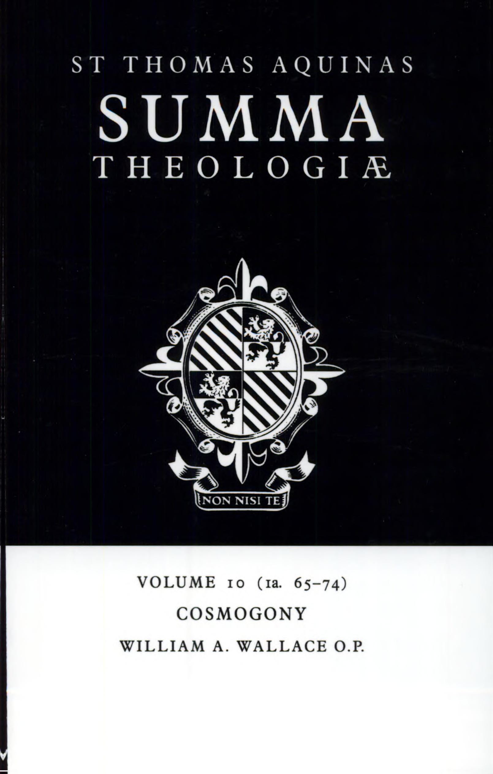 ﻿Summa Theologiae: جلد 10، Cosmogony: 1a. 65-74