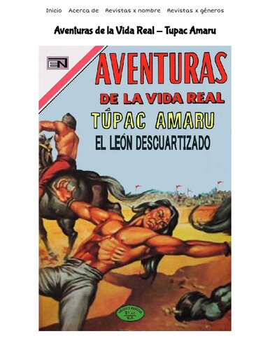 ﻿توپاک آمارو: شیر تکه تکه شده