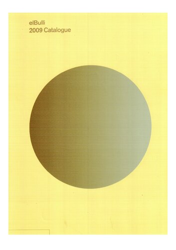 ﻿کاتالوگ elBulli 2009