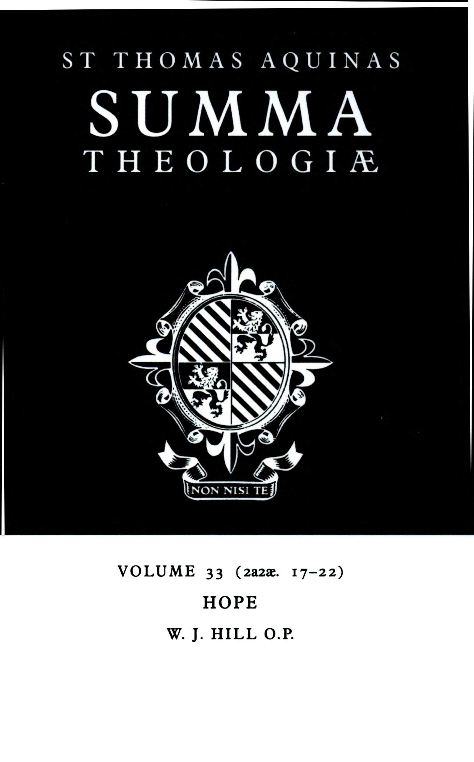 ﻿Summa Theologiae: جلد 33، امید: 2a2ae. 17-22