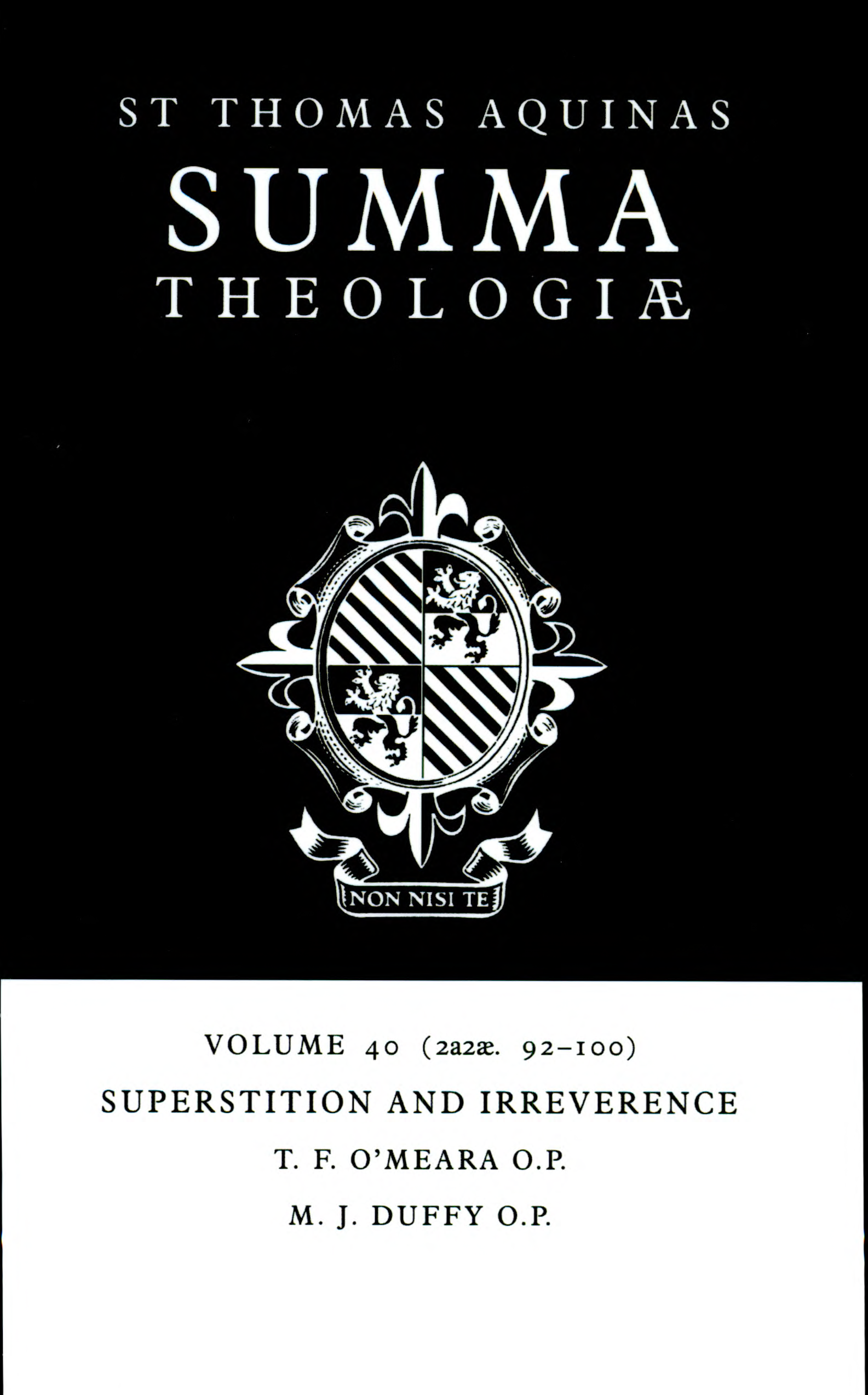 ﻿Summa Theologiae: جلد 40، خرافات و بی احترامی: 2a2ae. 92-100