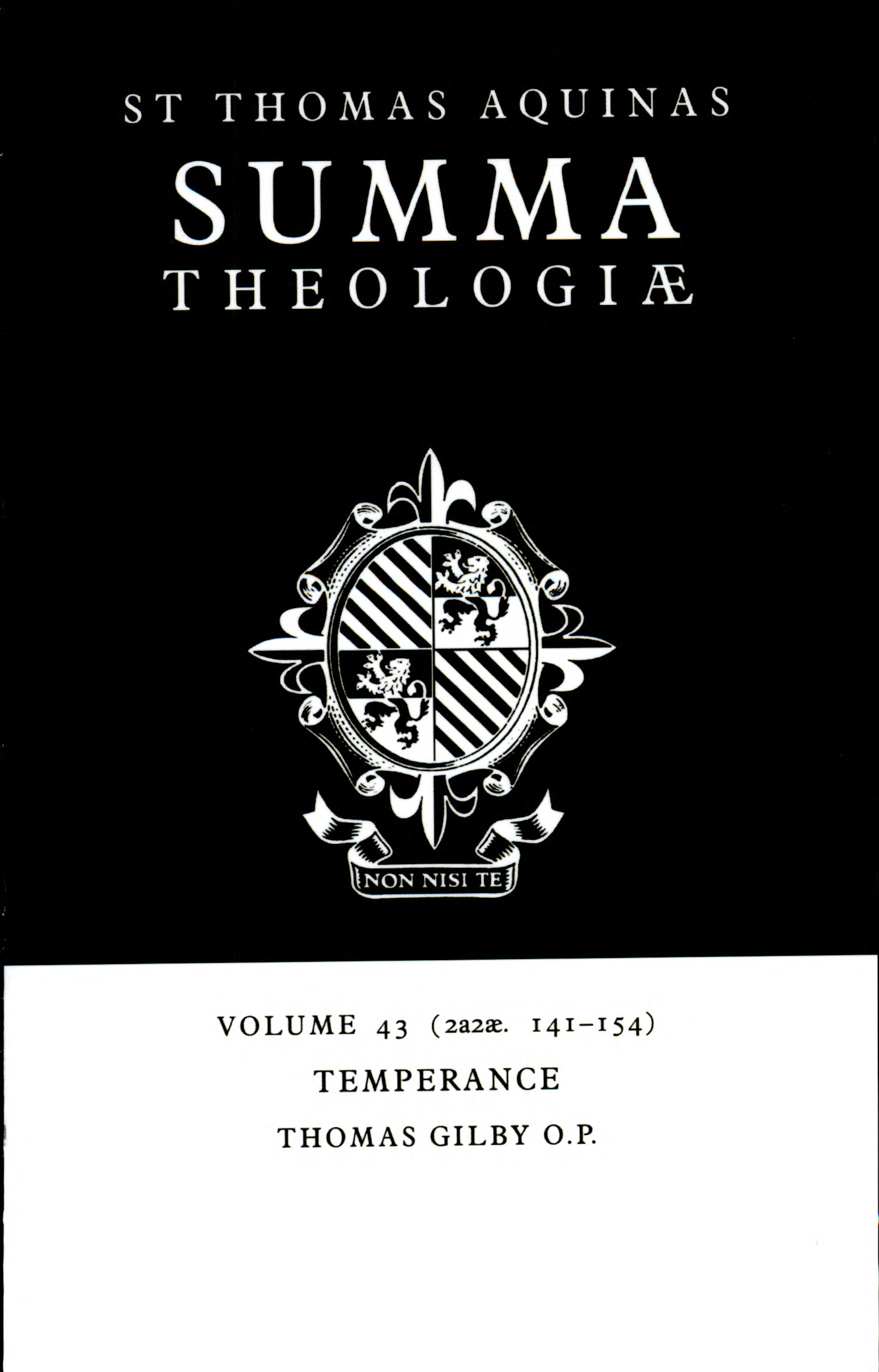 ﻿Summa Theologiae: جلد 43، اعتدال: 2a2ae. 141-154