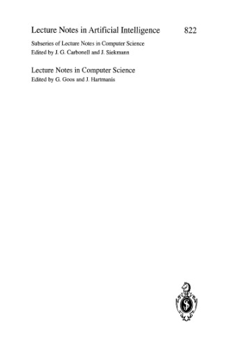 ﻿برنامه نویسی منطقی و استدلال خودکار: پنجمین کنفرانس بین المللی، LPAR '94 کیف، اوکراین، 16 تا 22 ژوئیه، 1994 مجموعه مقالات