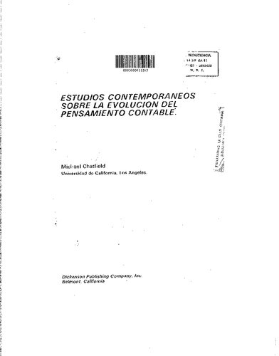 ﻿مطالعات معاصر در مورد تکامل تفکر حسابداری